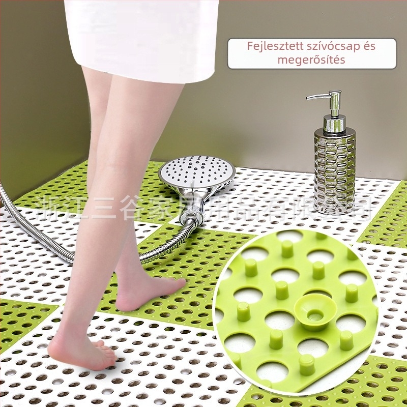 Nagykereskedelmi vastagított, foltozható konyhai padlószőnyeg fürdőszobai fürdőszobai hidrofób csúszásmentes szőnyeg padlószőnyeg üreges vízálló padlószőnyeg