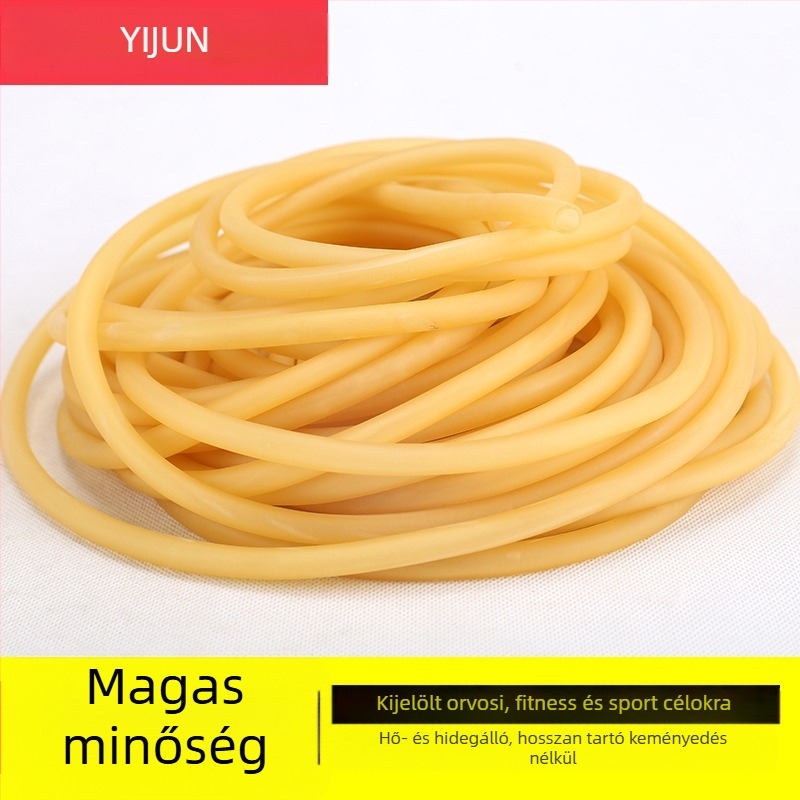6090 természetes latex cső kerek gumiszalag Slingshot gumiszalag versenyszerű fitnesz horgászathoz kültéri vegyi orvosi felszerelés
