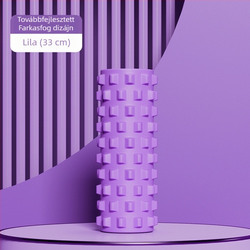 Jóga habhenger fitnesz karcsúsító lábgyakorlat masszázs nyújtó hab farkasfogú botgyári karcsúsító lábkészülék