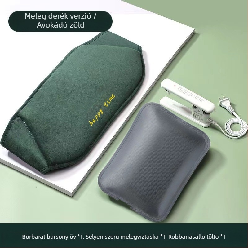 Kézmelegítő, újratölthető, robbanásbiztos, hordozható kézmelegítő öv, melegvizes táska, meleg derékra, meleg baba melegvíz-melegítő, forró hasra