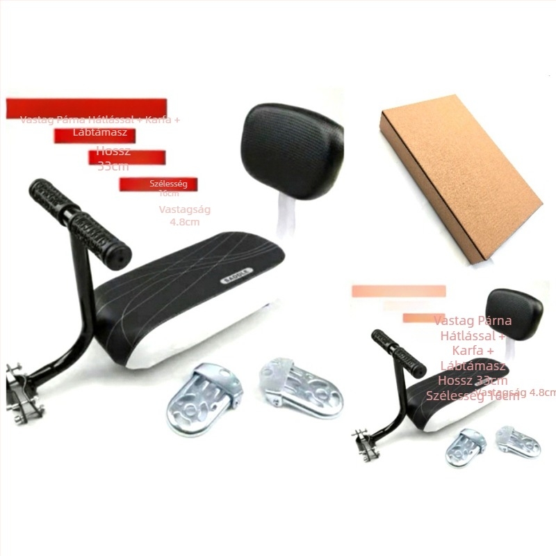Hegyi kerékpár hátsó ülés szivacspárna üléstámla motoros kellékek elektromos autó kiegészítők