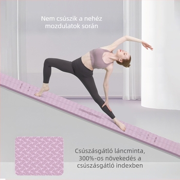 Zhenle lányoknak szóló speciális jógaszőnyeg, csúszásmentes, vastagított és szélesített, sport- és táncszőnyeg, hangszigetelő, ütéscsillapító, fitneszszőnyeg