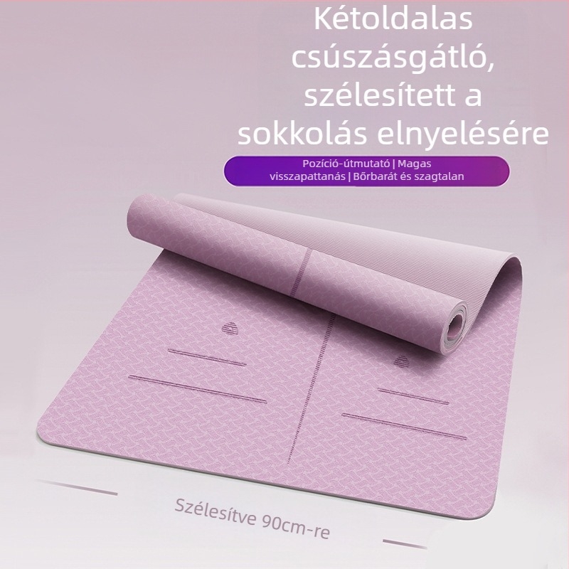 Zhenle lányoknak szóló speciális jógaszőnyeg, csúszásmentes, vastagított és szélesített, sport- és táncszőnyeg, hangszigetelő, ütéscsillapító, fitneszszőnyeg