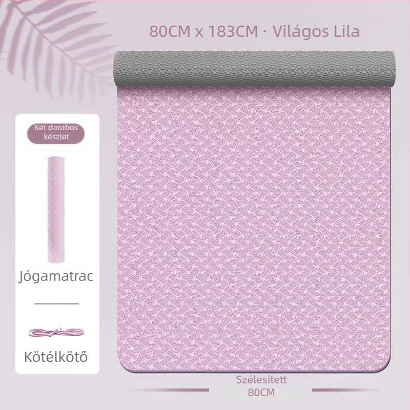 Zhenle lányoknak szóló speciális jógaszőnyeg, csúszásmentes, vastagított és szélesített, sport- és táncszőnyeg, hangszigetelő, ütéscsillapító, fitneszszőnyeg