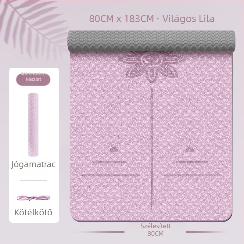 Zhenle lányoknak szóló speciális jógaszőnyeg, csúszásmentes, vastagított és szélesített, sport- és táncszőnyeg, hangszigetelő, ütéscsillapító, fitneszszőnyeg