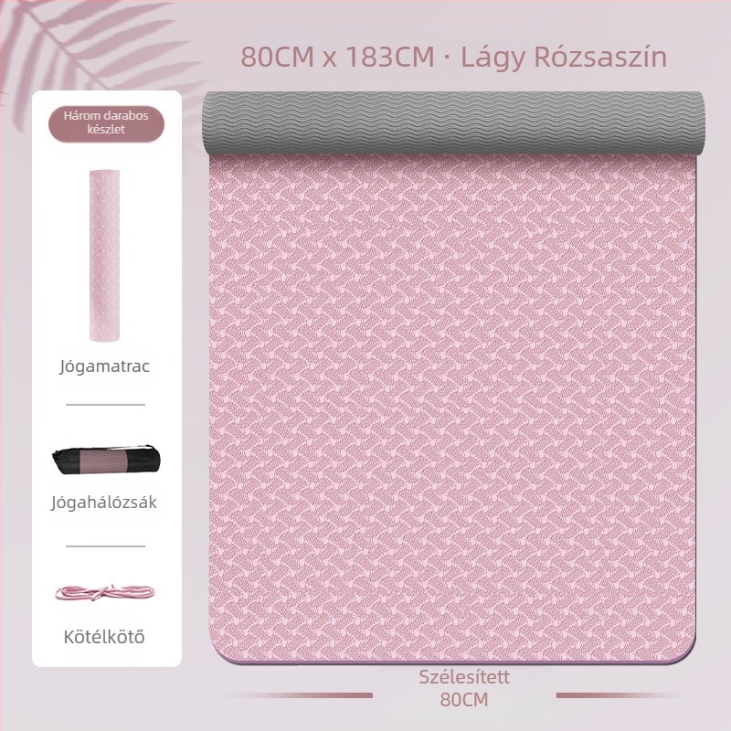 Zhenle lányoknak szóló speciális jógaszőnyeg, csúszásmentes, vastagított és szélesített, sport- és táncszőnyeg, hangszigetelő, ütéscsillapító, fitneszszőnyeg