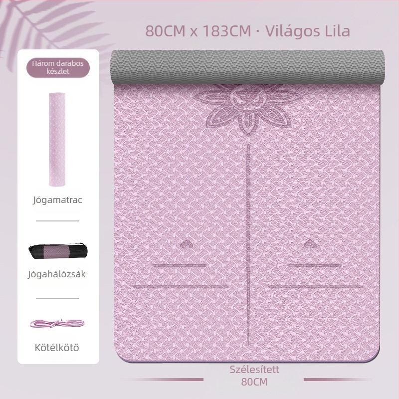 Zhenle lányoknak szóló speciális jógaszőnyeg, csúszásmentes, vastagított és szélesített, sport- és táncszőnyeg, hangszigetelő, ütéscsillapító, fitneszszőnyeg