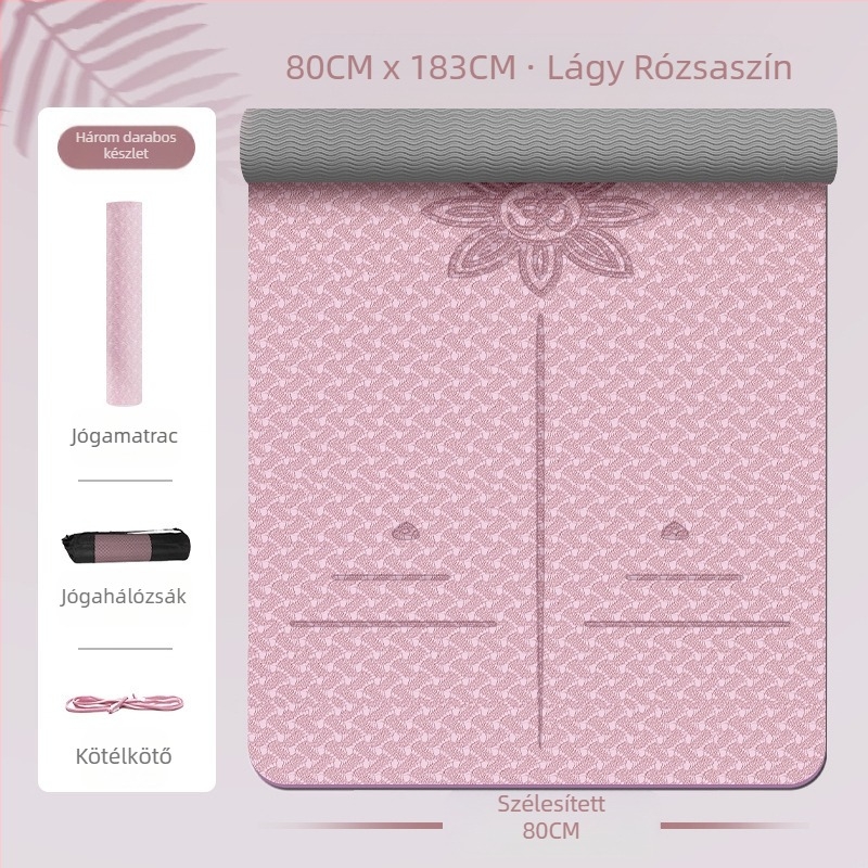 Zhenle lányoknak szóló speciális jógaszőnyeg, csúszásmentes, vastagított és szélesített, sport- és táncszőnyeg, hangszigetelő, ütéscsillapító, fitneszszőnyeg