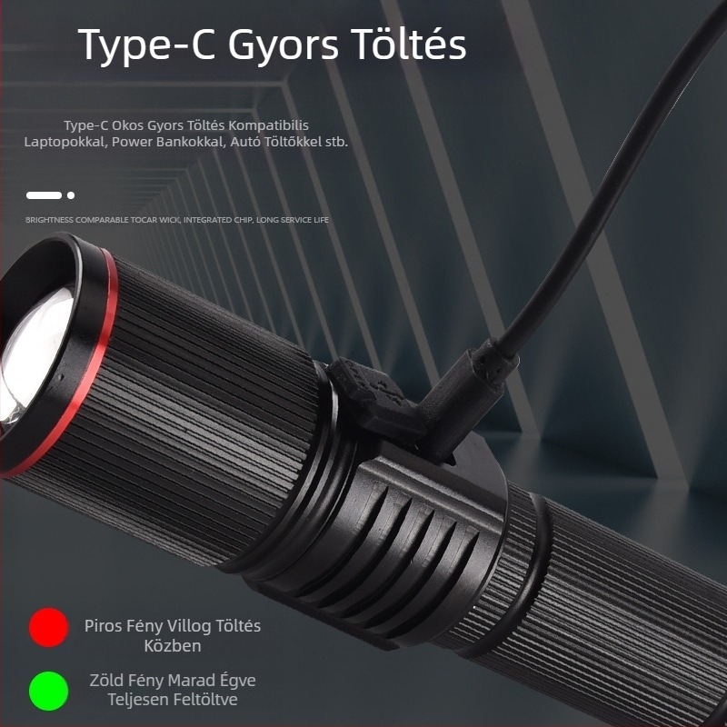 LED vízálló teleszkópos zoom 5W infravörös zseblámpa 850nm kültéri töltőfény 940nmDIY zseblámpa 21700