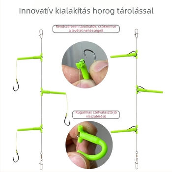 Vadászat új, tekercselésgátló zsinóros horgászkészlet tengeri bothoz, Isekin hüvely, Maru World speciális horgászhorog tengeri horgászathoz