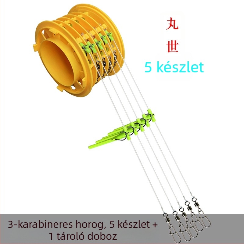 Vadászat új, tekercselésgátló zsinóros horgászkészlet tengeri bothoz, Isekin hüvely, Maru World speciális horgászhorog tengeri horgászathoz