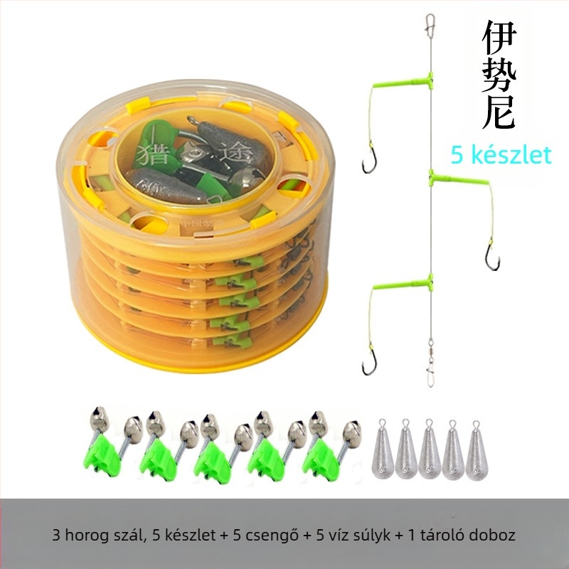 Vadászat új, tekercselésgátló zsinóros horgászkészlet tengeri bothoz, Isekin hüvely, Maru World speciális horgászhorog tengeri horgászathoz