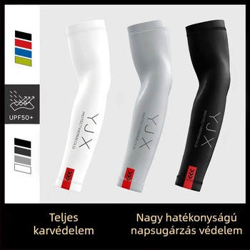 Új jég ujjú férfi és női nyári naptej ujjak kar ujjak motorozáshoz vékony kar ujjak lélegző jég selyem ujjak