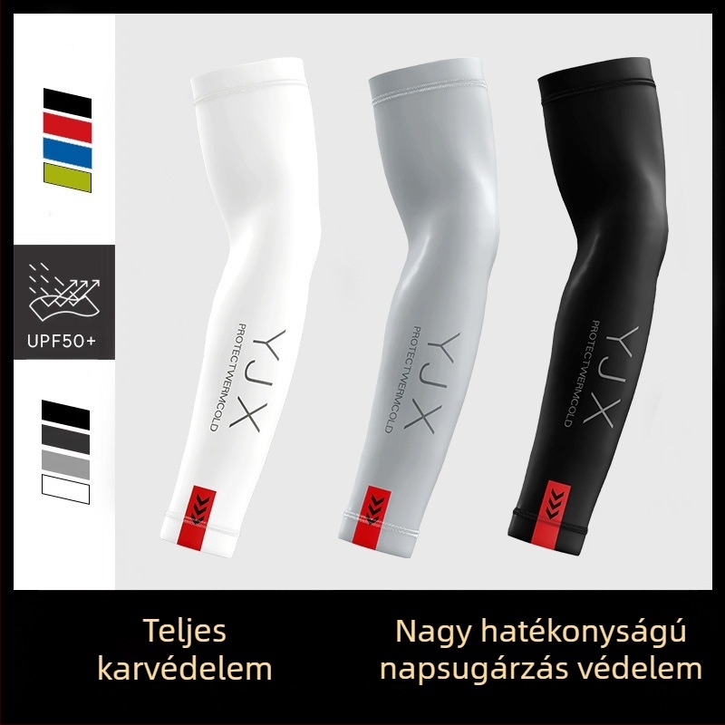 Új jég ujjú férfi és női nyári naptej ujjak kar ujjak motorozáshoz vékony kar ujjak lélegző jég selyem ujjak