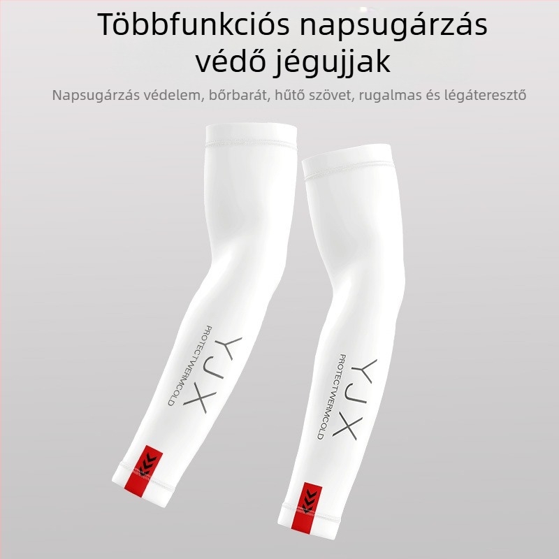 Új jég ujjú férfi és női nyári naptej ujjak kar ujjak motorozáshoz vékony kar ujjak lélegző jég selyem ujjak