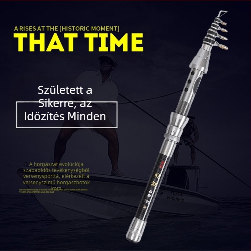 Fisherman Bang Mini Horgászbot Távirányítós Dobóbot Szuper Kemény Rövid Szekciójú Tengeri Horgászbot Karbon Dobóbot Tengeri Horgászbot Dobóbot Ruha Komplett Szett