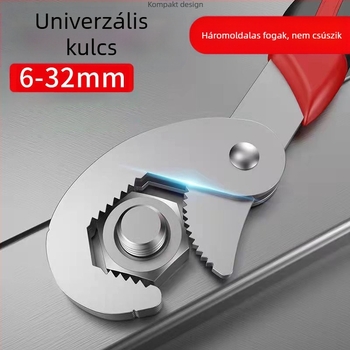 Kulcs többfunkciós kulcs egy nagy és egy kicsi univerzális mozgatható mozgatható kulcs gyorsan nyitható kulcs gyári nagykereskedelem