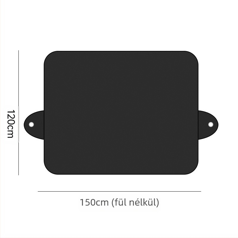Autó napellenző hótakaró 200*70CM szélvédőre autó hótakaró 190T ezüst szövetből készült autó hótakaró