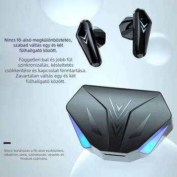 P36 Játék Fejhallgató E-sport Fejhallgató Alacsony Késleltetésű Hosszú Tartósságú Fülbe helyezhető TWS Actions X15 E-sport Bluetooth Fejhallgató