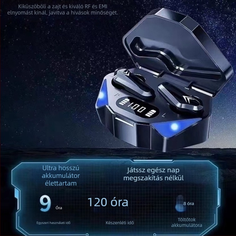 P36 Játék Fejhallgató E-sport Fejhallgató Alacsony Késleltetésű Hosszú Tartósságú Fülbe helyezhető TWS Actions X15 E-sport Bluetooth Fejhallgató