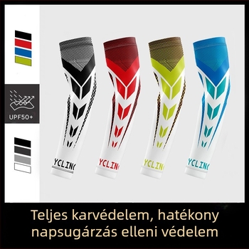 Kerékpáros naptej kar szett férfi nyári napellenző kültéri sportokhoz motorkerékpár új horgászati vékony lélegző jég selyem ujj