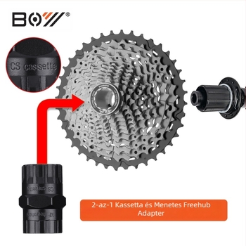 Fiú Márka Kerékpárjavító Szerszám Kártya Forgatás és Beszerelés Integrált Szétszerelés Kerékpár Lendkerék Hüvely Szerszám