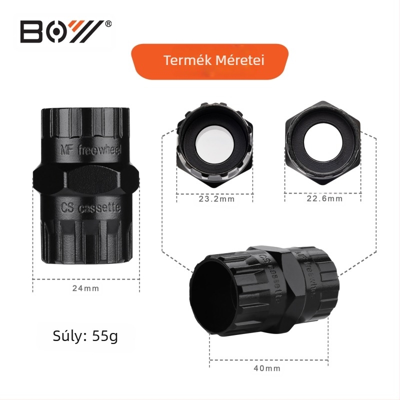 Fiú Márka Kerékpárjavító Szerszám Kártya Forgatás és Beszerelés Integrált Szétszerelés Kerékpár Lendkerék Hüvely Szerszám