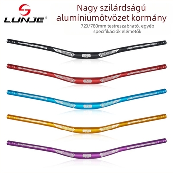 Kerékpár kormány hegyi kerékpár vízszintes fogantyú országúti kerékpár összecsukható kerékpár fogantyú vízszintes alumínium ötvözet 31,8 mm egyenes fogantyú nyelési fogantyú