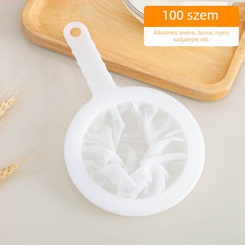 Otthoni konyha Szójatejszűrő Maradéklészűrő Ultrafinom szűrő Kínai gyógyászat kézi szűrő