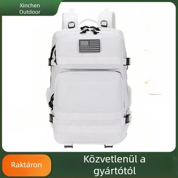 Multifunkcionális taktikai hátizsák, 21 hüvelykes nagy kapacitású, 3P taktikai hátizsák, kültéri túrázáshoz, terepfutáshoz, hegymászáshoz, hátizsák
