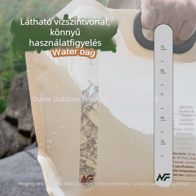 Nuofeng | Makotu Joint Water Bag 8L kültéri kemping víztároló táska összecsukható víztároló táska kemping víztároló táska