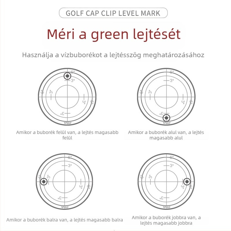 Pgm Golf Kellékek Mágneses Kalapcsipesz Jelölő Golyójelző Gyári Közvetlen Értékesítés