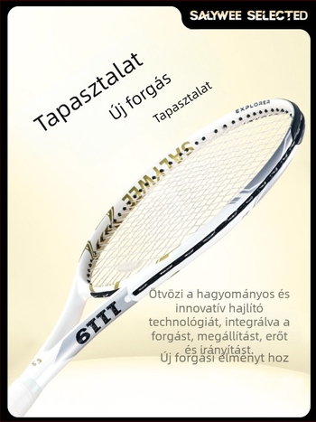 SALYWEE teljes karbonból készült teniszütő ütéscsillapítással, csavarodásgátlóval, professzionális versenysportolóknak, férfiaknak és nőknek, határokon átnyúló, nagy kiárusítás