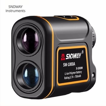SNDWAY SW-1000A távolságmérő Kézi lézeres távolságmérő Teleszkóp távolságmérő Lítium akkumulátor