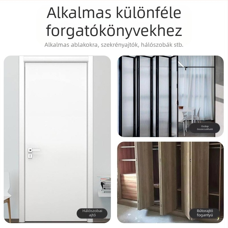 Rejtett keresztpántos cinkötvözet lapos pántos étkezőasztal pántos összecsukható étkezőasztal ajtószekrény rejtett pántos nagykereskedelem