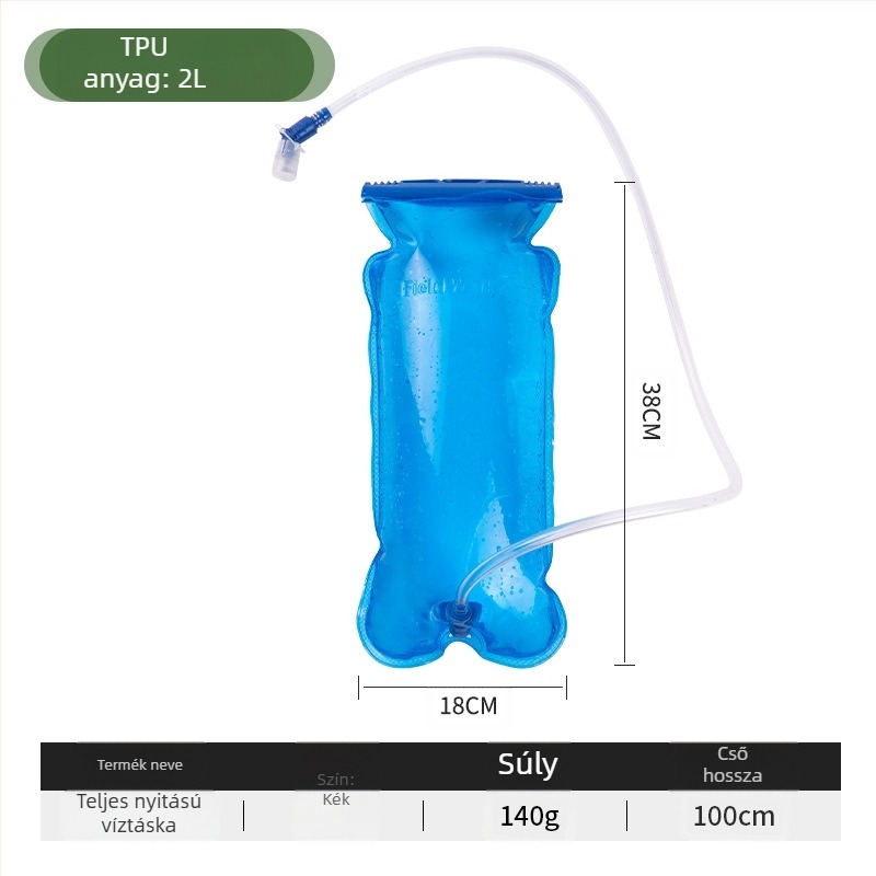 Határokon átnyúló kültéri hordozható összecsukható ivóvízzsák kerékpározáshoz, kempingezéshez, hegymászáshoz, futáshoz, nagy kapacitású sportvíztároló táska