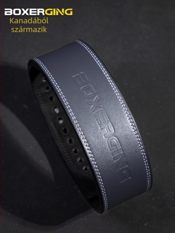 BOXERGING Erősítő Emelő Fitnesz Öv Gyorscsatos Guggolás Kemény Húzású Marhabőr Karos Emelő Testépítő Védőelemek Férfiaknak