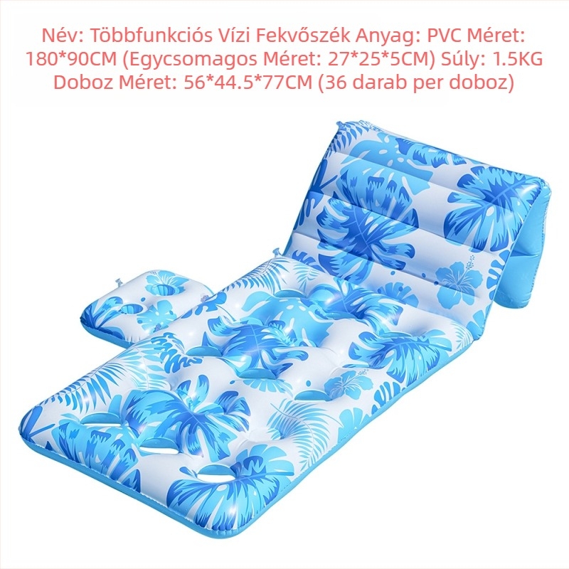 Felnőtt felfújható úszó és vízelvezető függőágy úszóágy rajzfilmfigura úszó állatos tartó unikornis úszógyűrű felnőtt úszógyűrű