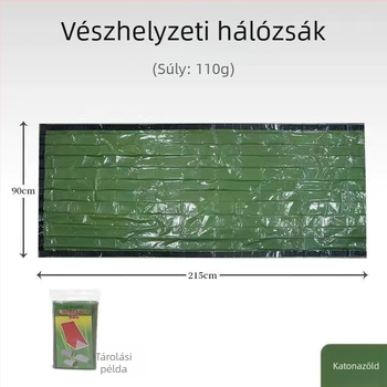 Kültéri hordozható önvezető túra, egyetlen vészhelyzeti termikus hálózsák, vészhelyzeti túlélés, fényvisszaverő kemping, határokon átnyúló forrásgyár