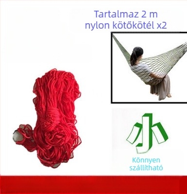 Jég selyem hálós függőágy kültéri hintaágy fa ágy függő alvó hálós ágy nyári mező rázógép felnőtt függőkötél dupla