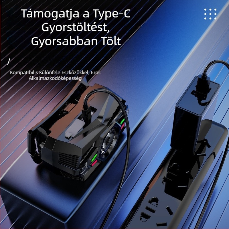 Határokon átnyúló intelligens indukciós kis fényszóró, többfunkciós, több fényforrással tölthető kültéri fejre szerelhető zseblámpa, éjszakai horgászlámpa nagykereskedelemben