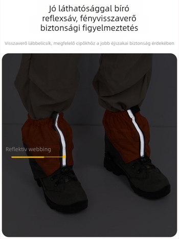 Túracipővédők Dunhuang strandra, gyermekeknek, szabadtéri terepfutó felszerelés, férfiaknak és nőknek, lélegző, kopásálló hótakarók