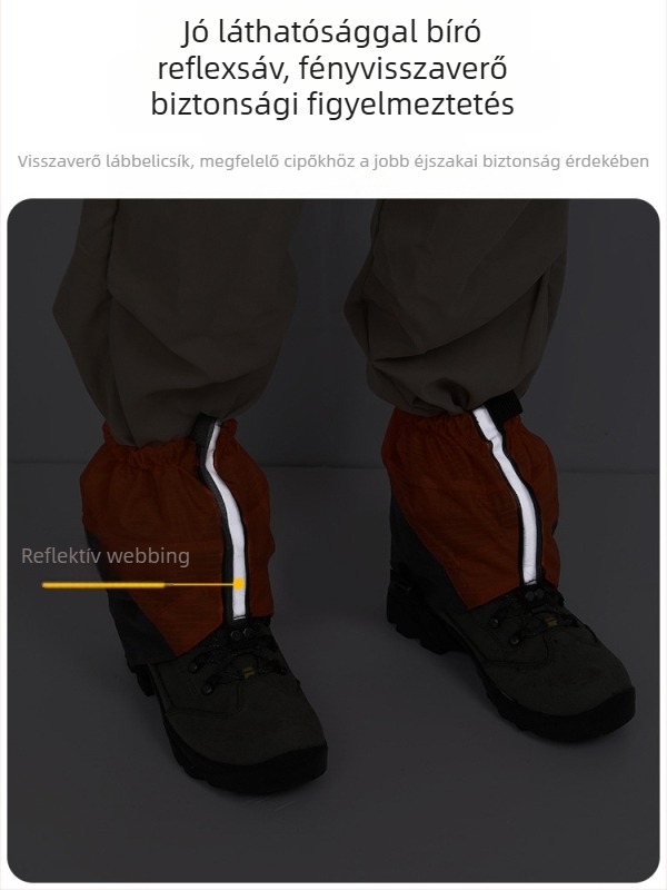 Túracipővédők Dunhuang strandra, gyermekeknek, szabadtéri terepfutó felszerelés, férfiaknak és nőknek, lélegző, kopásálló hótakarók