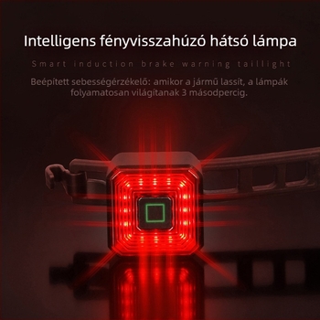 enlee kerékpár hátsó lámpa fék intelligens hátsó lámpa töltés LED vízálló éjszakai menetjelző lámpa motoros felszerelés