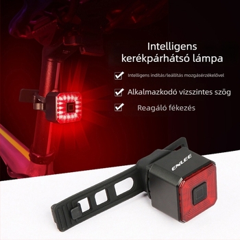 enlee kerékpár hátsó lámpa fék intelligens hátsó lámpa töltés LED vízálló éjszakai menetjelző lámpa motoros felszerelés