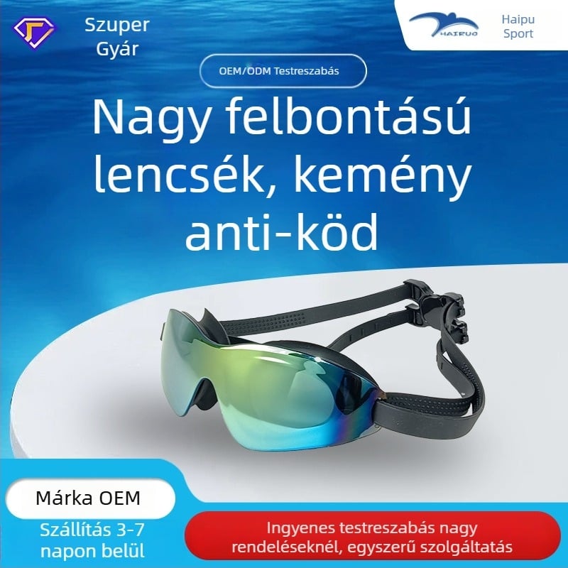 Obo határokon átnyúló felnőtt szemüveg nagykereskedelmi HD vízálló páramentesítő galvanizált úszószemüveg színes búvárszemüveg