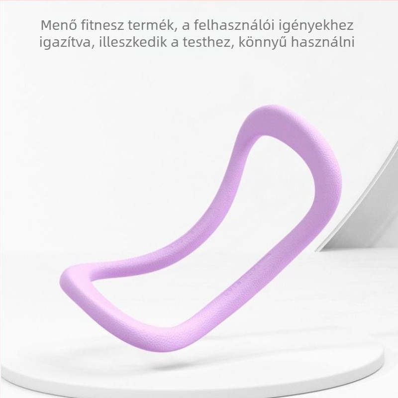 Nyitott vállú háti jógagyűrű fitnesz nyújtó relaxációs gyűrű Pilates tpr puha fascia nyújtó gyűrű fitneszgyűrű