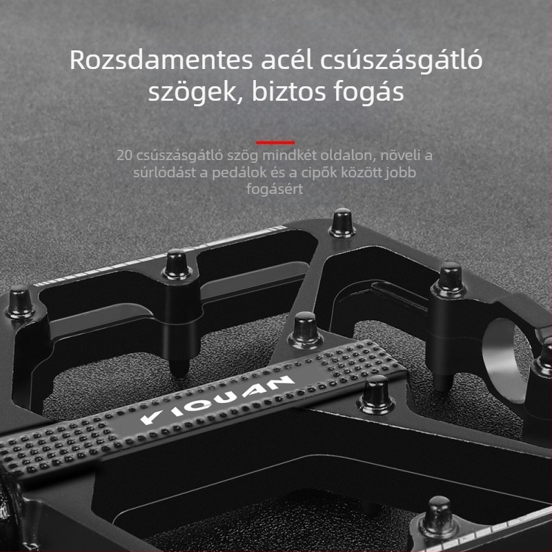 Gyári nagykereskedelmi hegyi kerékpár alumínium ötvözet pedál pedál csúszásmentes szélesedő körömpedál kerékpár kiegészítők