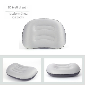 Internetes híresség kültéri kempingezés felfújható párna utazás nyakvédő felfújható párna könnyű irodai ebédszünet párna nagykereskedelem