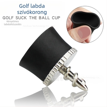 Golflabda-szedő mini, egycsavaros tapadókorongos labdaszedő ütő hordozható, könnyű labdaszedővel